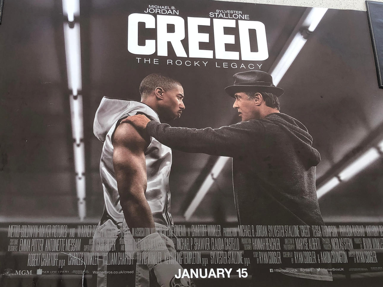 FIVE POSTERS FOR THE FILM "CREED".