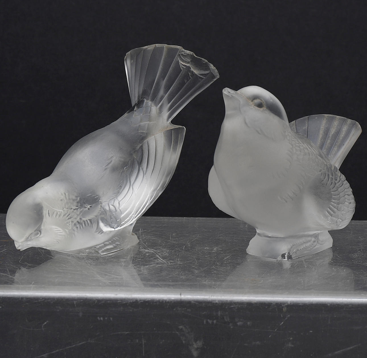 RENÉ LALIQUE. Sparrows.