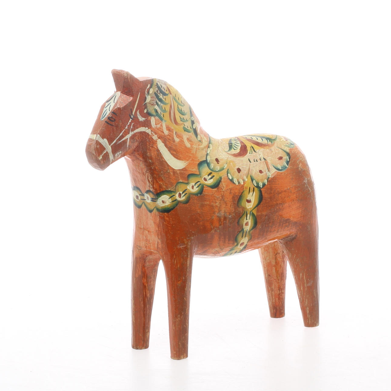 DALAHÄST, skuret och bemålat trä, 1900-talets första hälft.