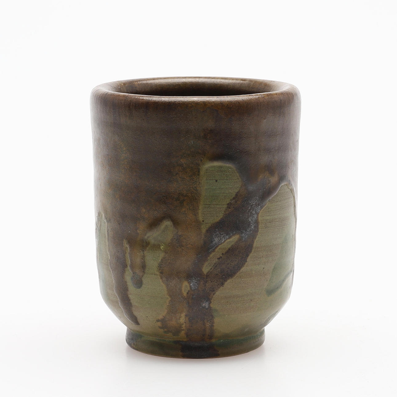 VILLE SJÖHOLM. VASE, GLAZED CERAMIC.