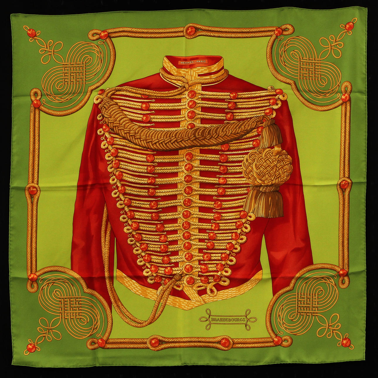 SCARF, "Brandebourgs", Hermès, Frankrike.