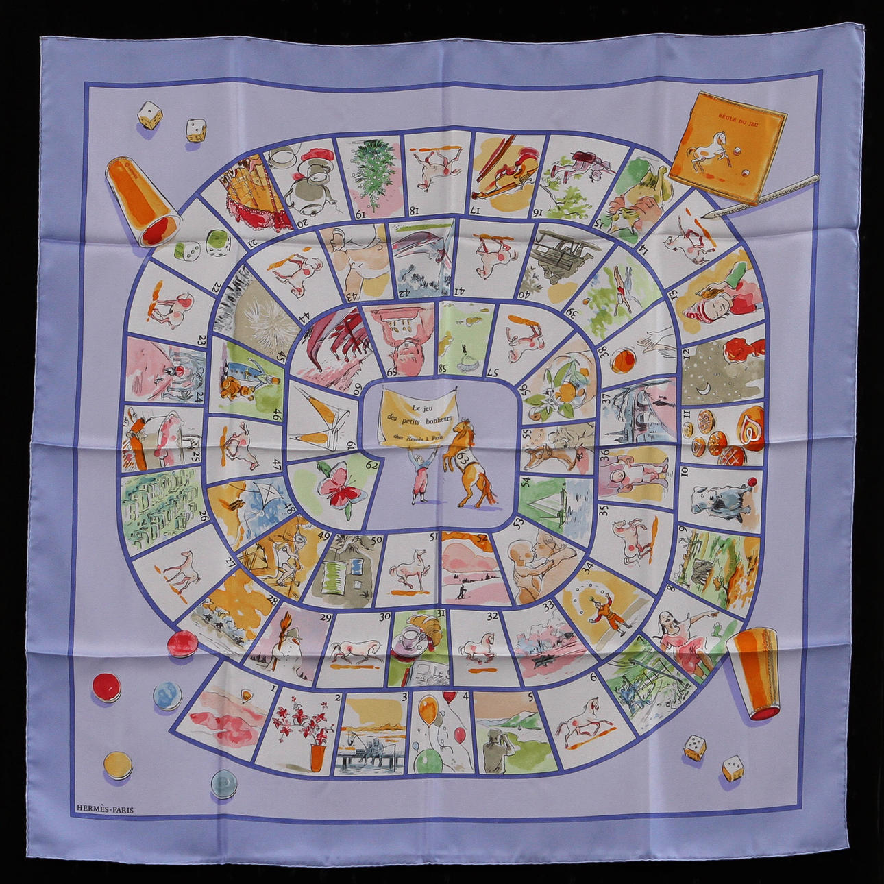 SCARF, "Le jeu de petits bonheurs", Hermès, Frankrike.