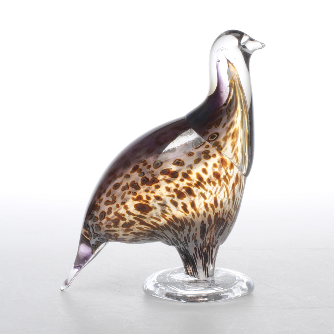 FIGURIN, glas, fågel, osignerad.