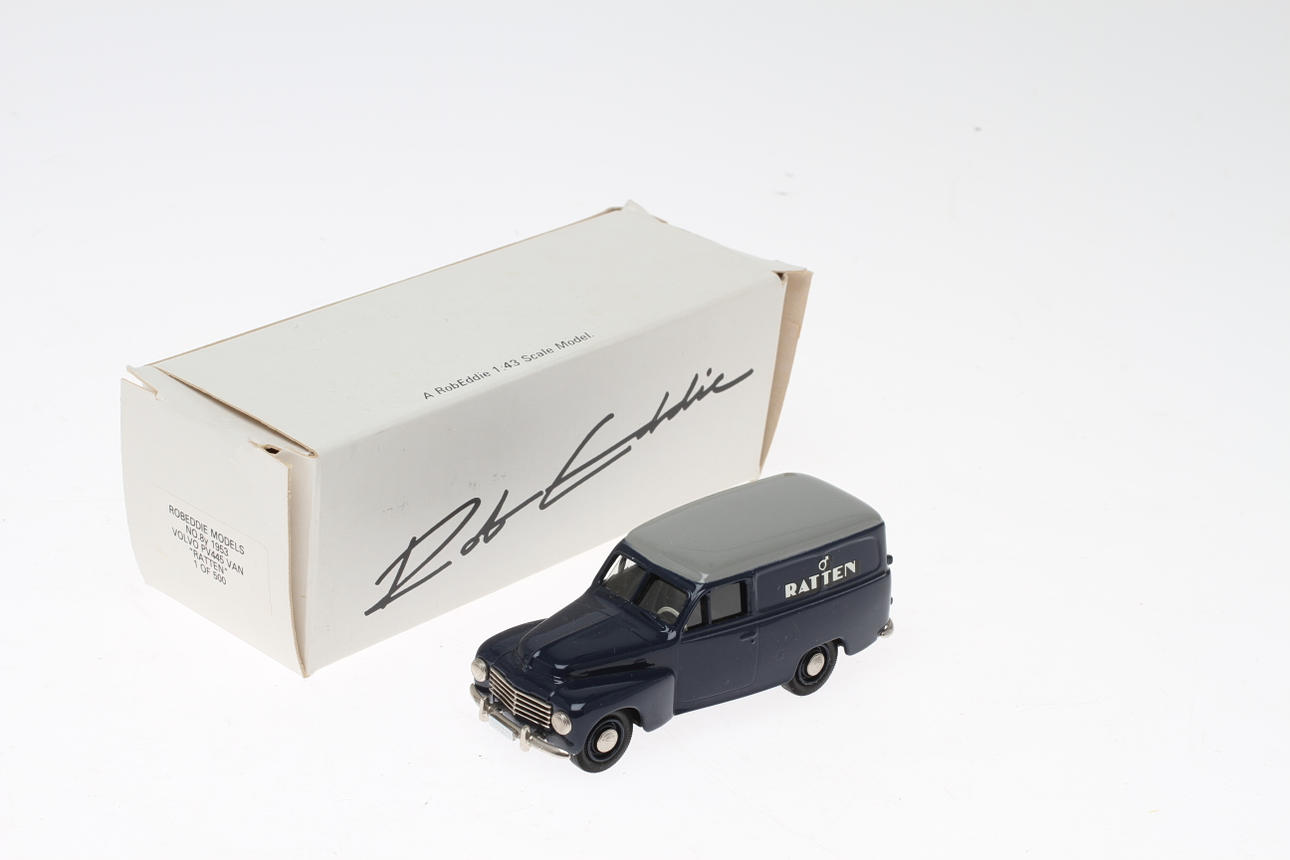 MODELLBIL ROBEDDIE VOLVO PV445 VAN, "Ratten" i originalkartong.