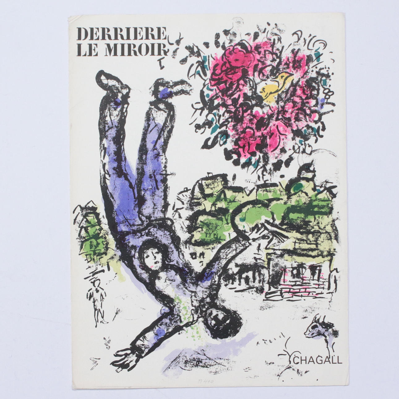 MARC CHAGALL. Efter. Derrière Le Miroir Nr 147', 1964, tryck.