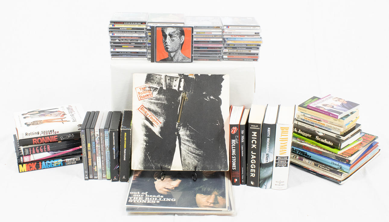 ROLLING STONES, LP, CD, DVD y Libros.