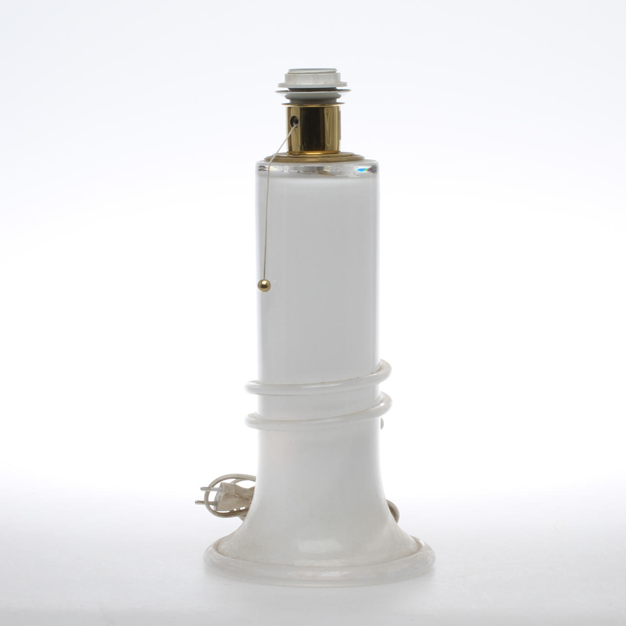 BORDSLAMPA, glas, Atelje Lyktan, 1900-talets andra hälft.