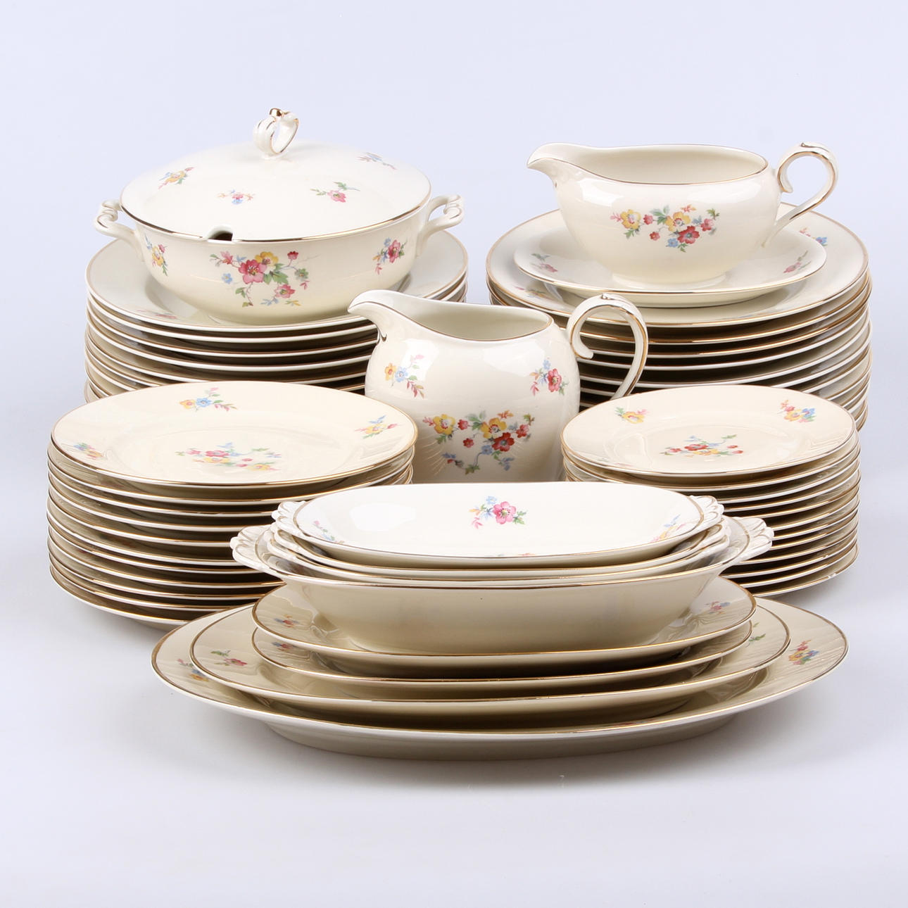 MATSERVIS, 70 delar, Rörstrand Lidköping.