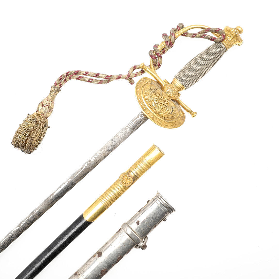 A VICTORIAN COURT SWORD.