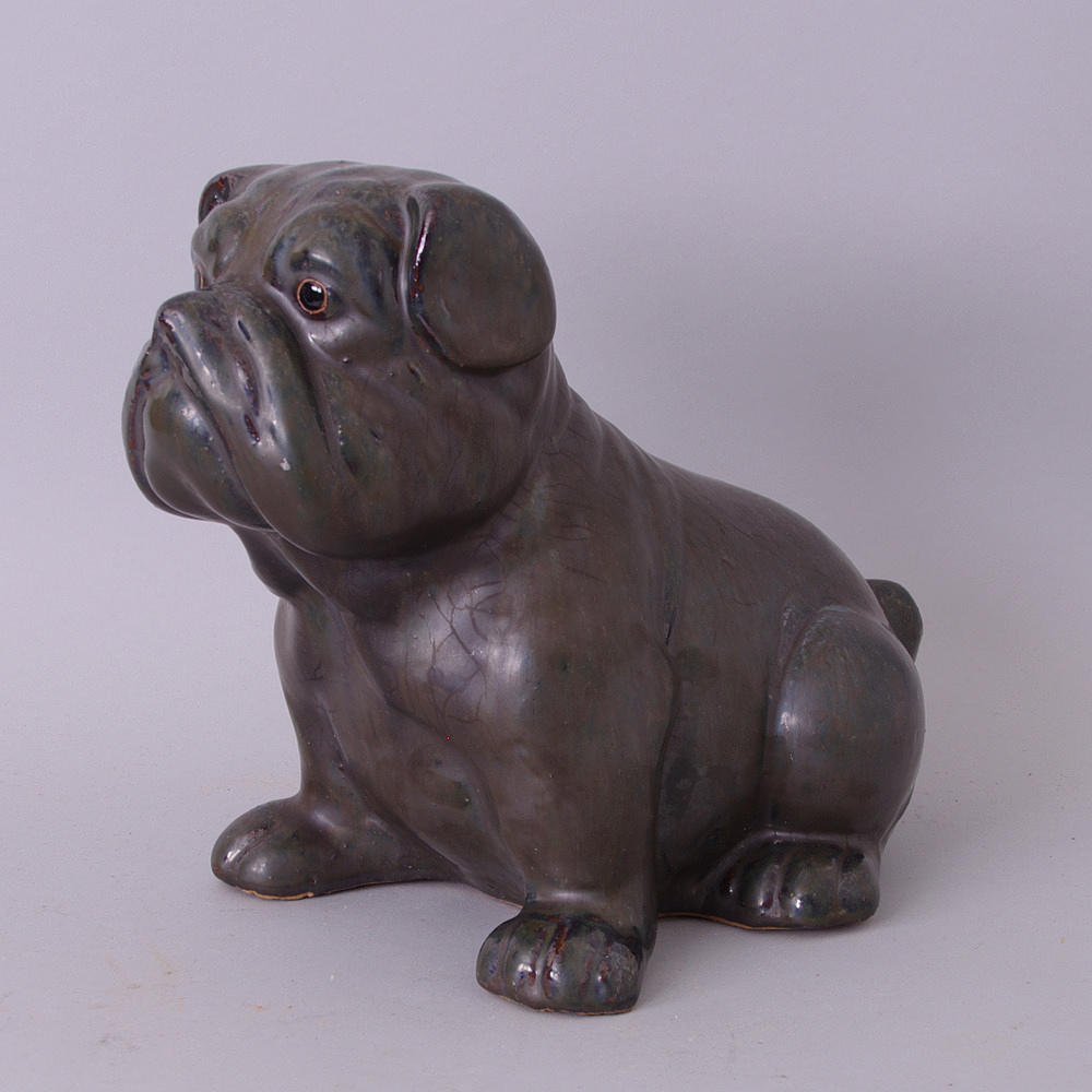 SKULPTUR, hund, keramik.