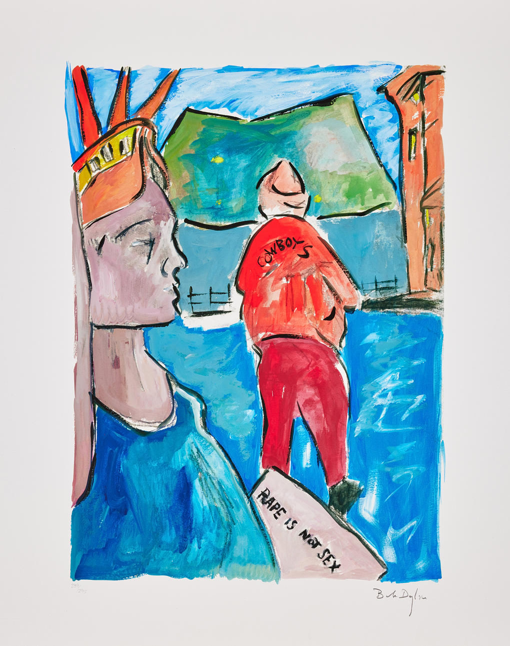 BOB DYLAN. Freiheitsstatue (2008).