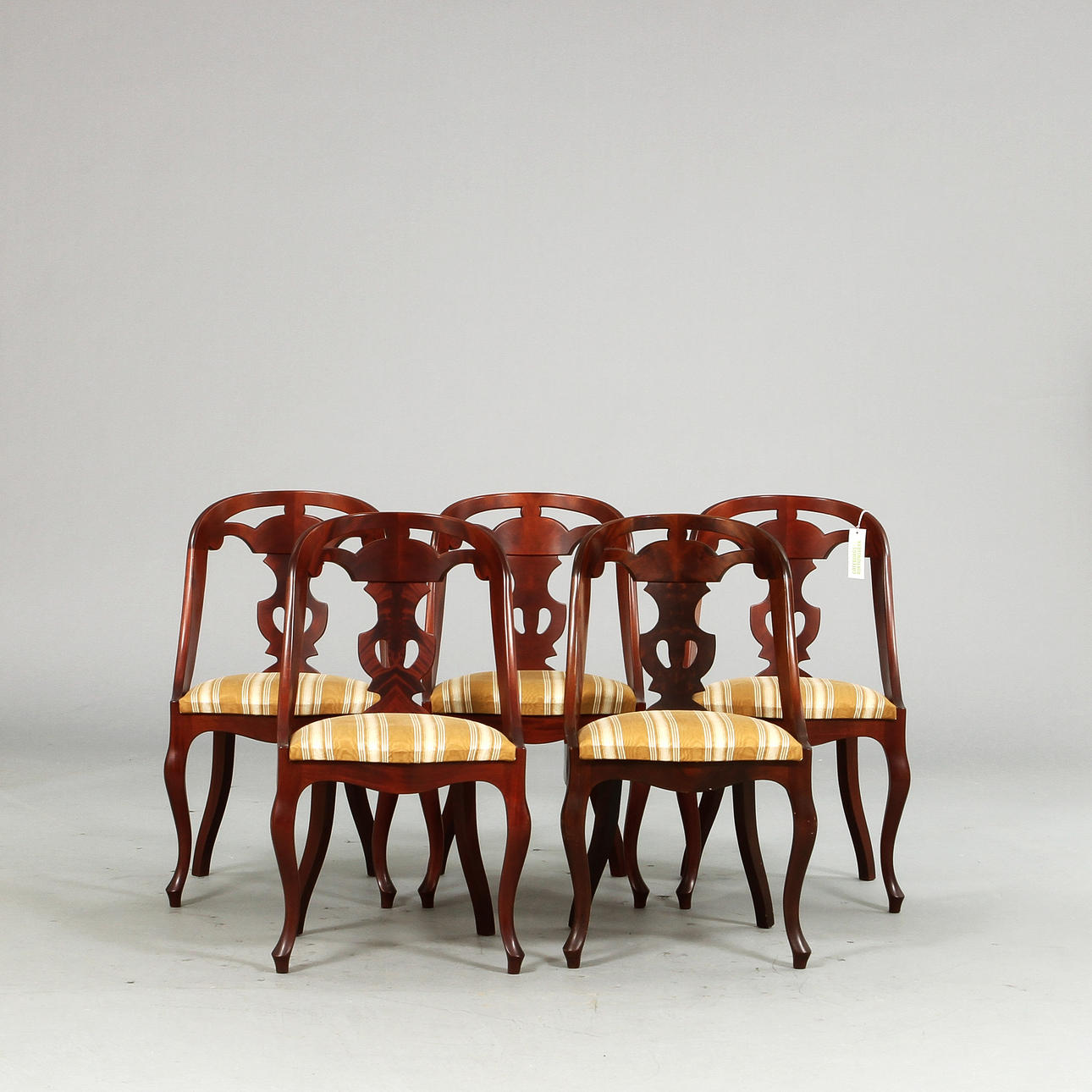 STOLAR, 5 st, så kallade Göteborgsstolar, 1900-tal.