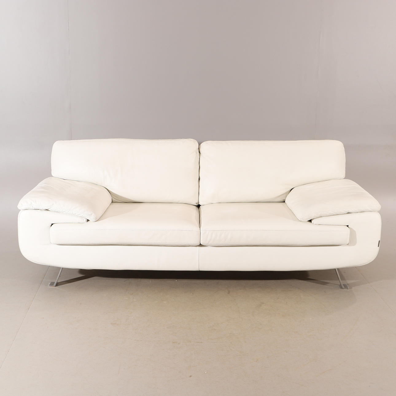 SOFA, „Capri“, Furninova, weißes Leder.