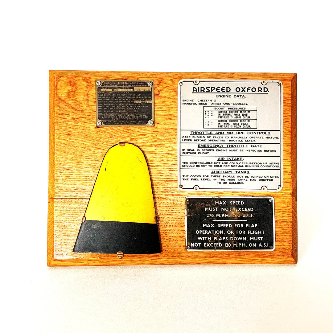 EK MONTERAD LUFTHASTIGHET OXFORD MOTOR DATATECKEN.