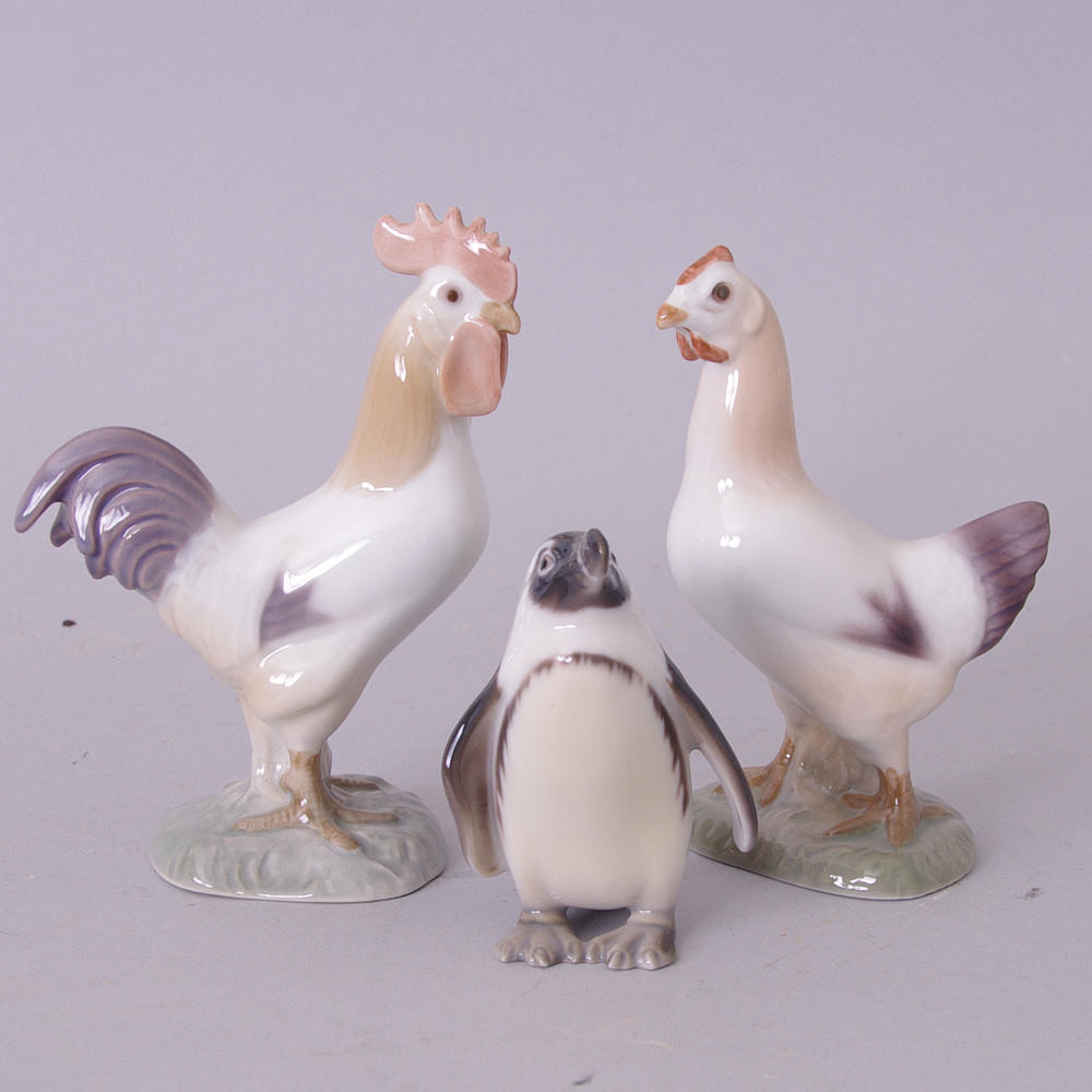 FIGURINER, fåglar, Bing & Gröndal.