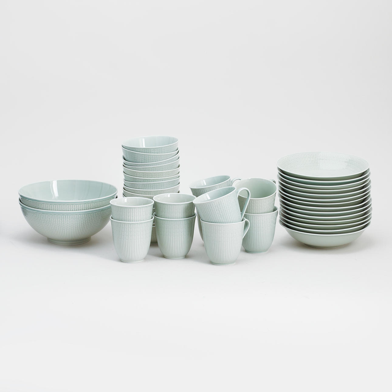 SERVIS, "Swedish grace", 40 delar, Louise Adelborg, Rörstrand.