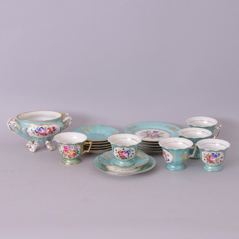 KAFFESERVIS, Frankrike.