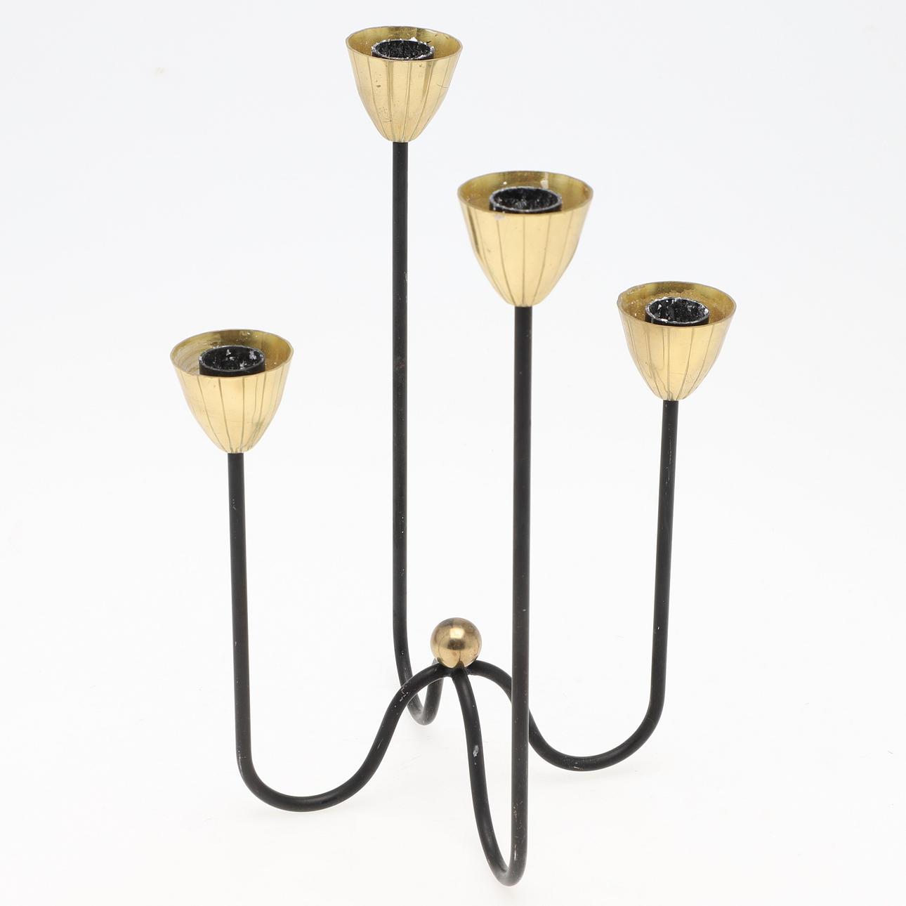 GUNNAR ANDER. candelabra, Ystad metal.