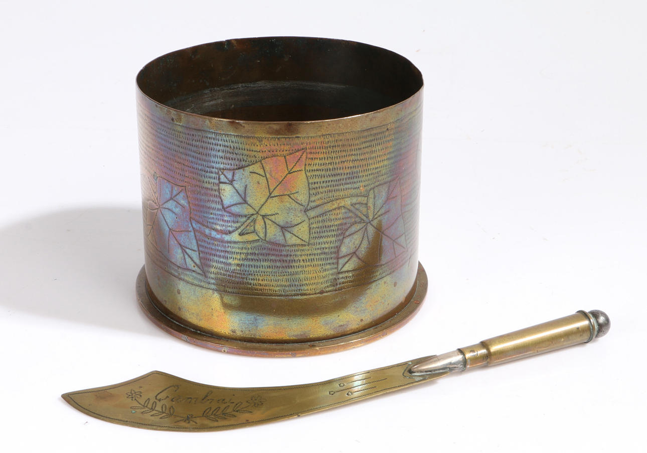 FIRST WORLD WAR TRENCH ART.