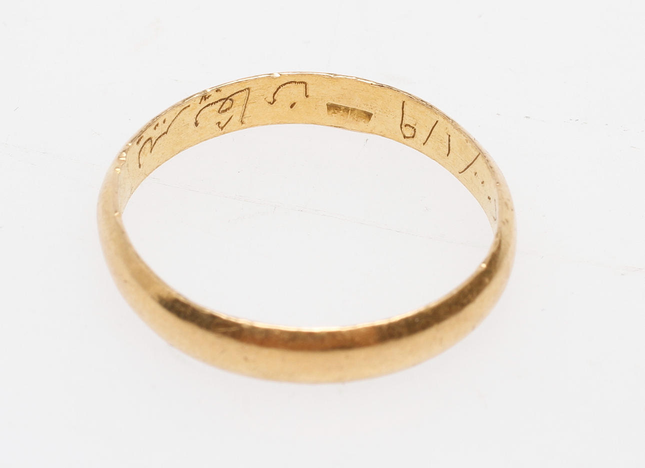 RING, 18k guld, vikt ca 3 gr.
