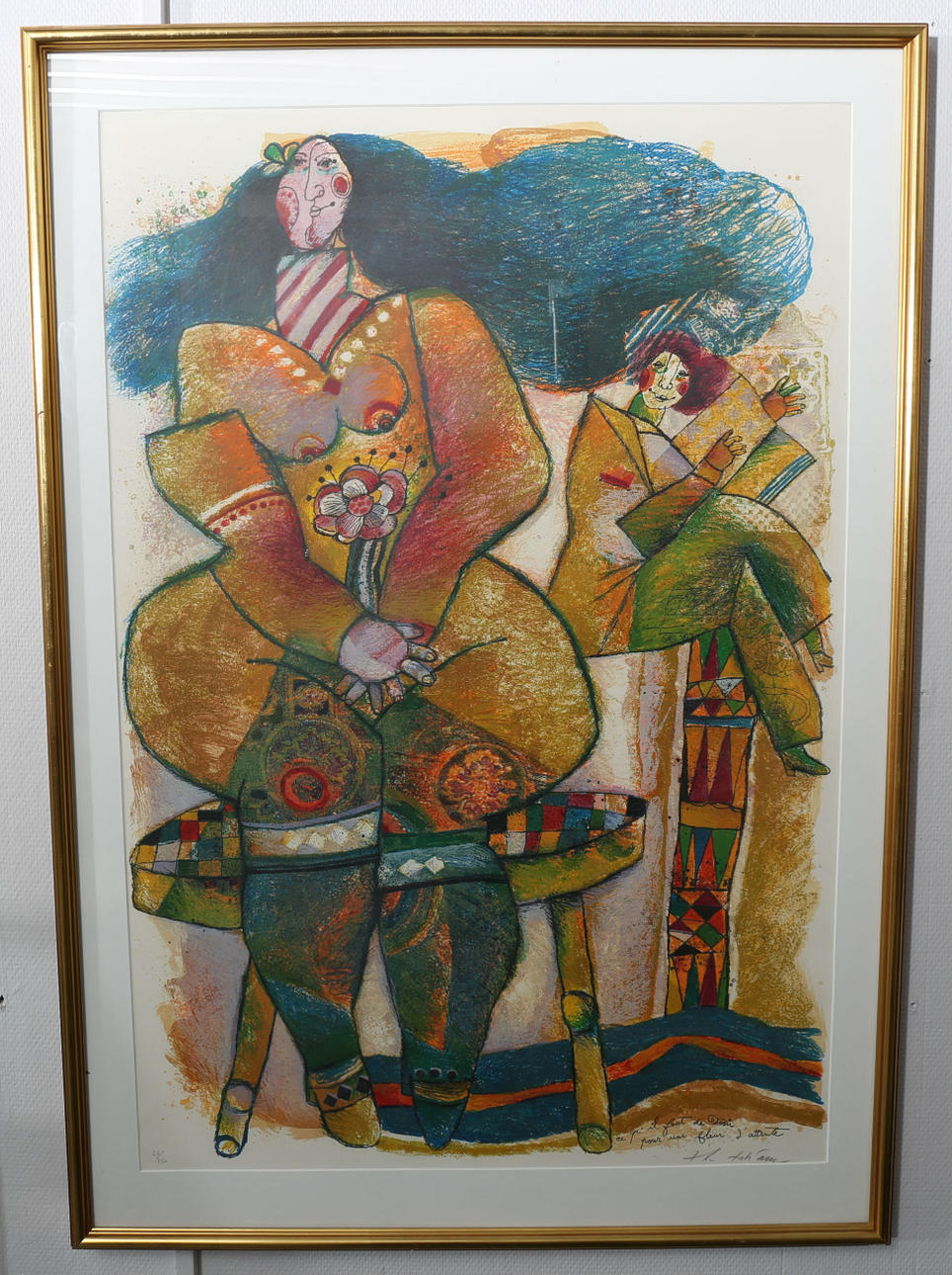 THEO TOBIASSE. Litografi, numrerad 26/250, signerad.