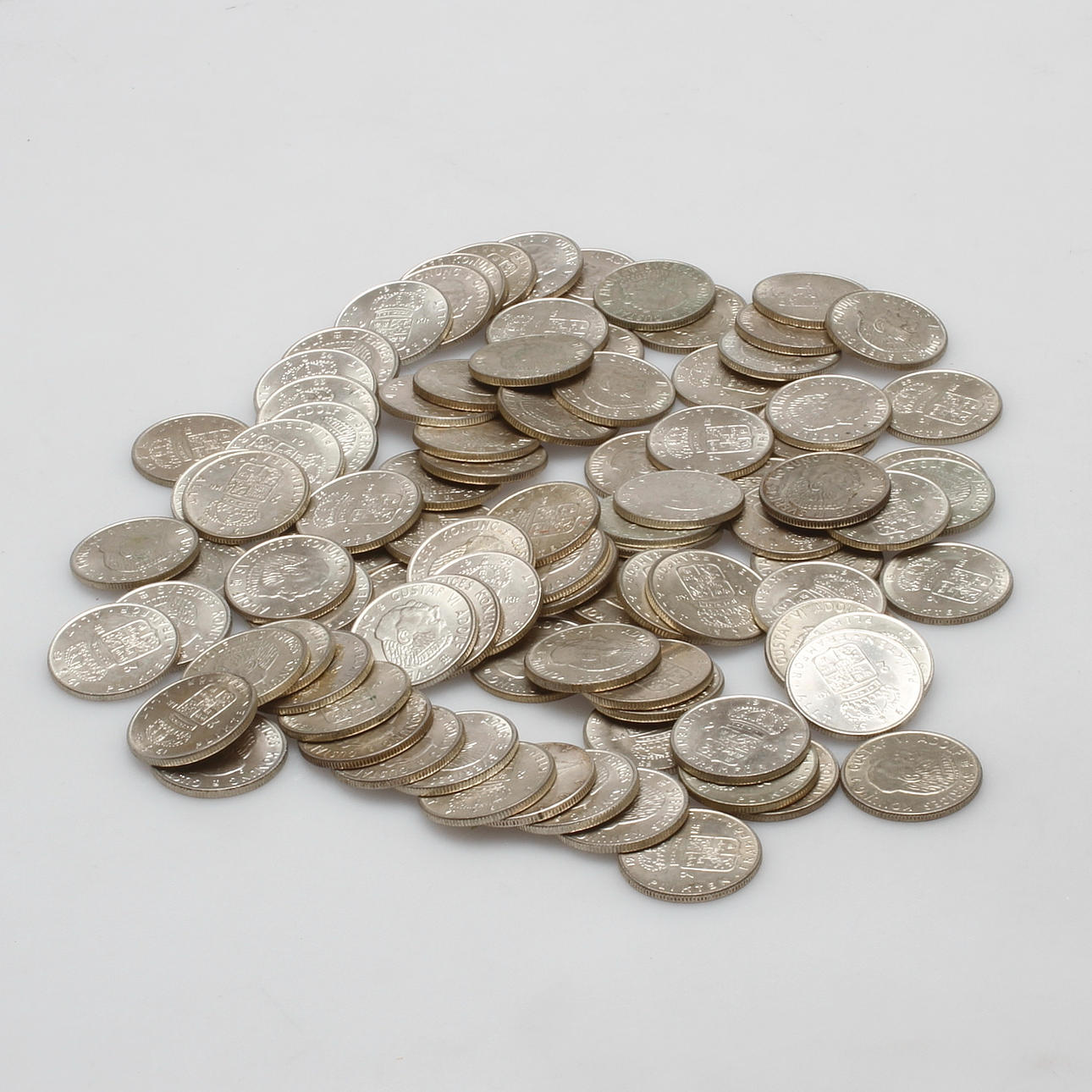 MYNT, 2 kronor, vikt ca 1350 gram.