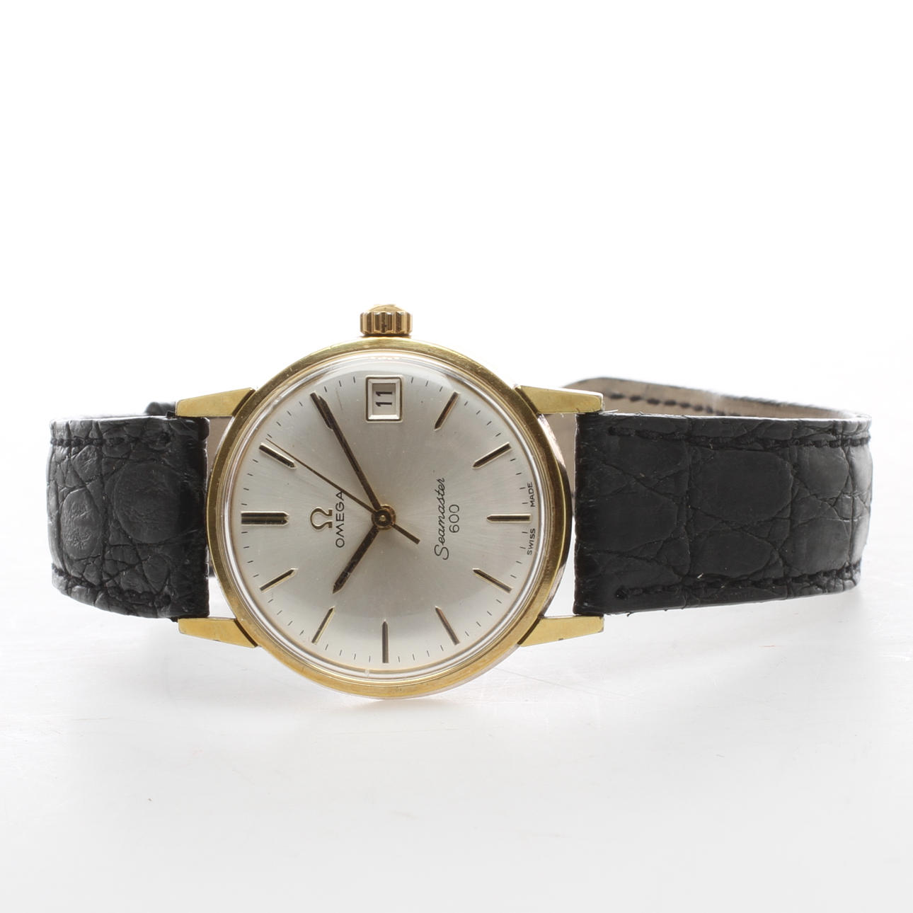 ARMBANDSUR, Omega Seamaster 600, gulddoublé.