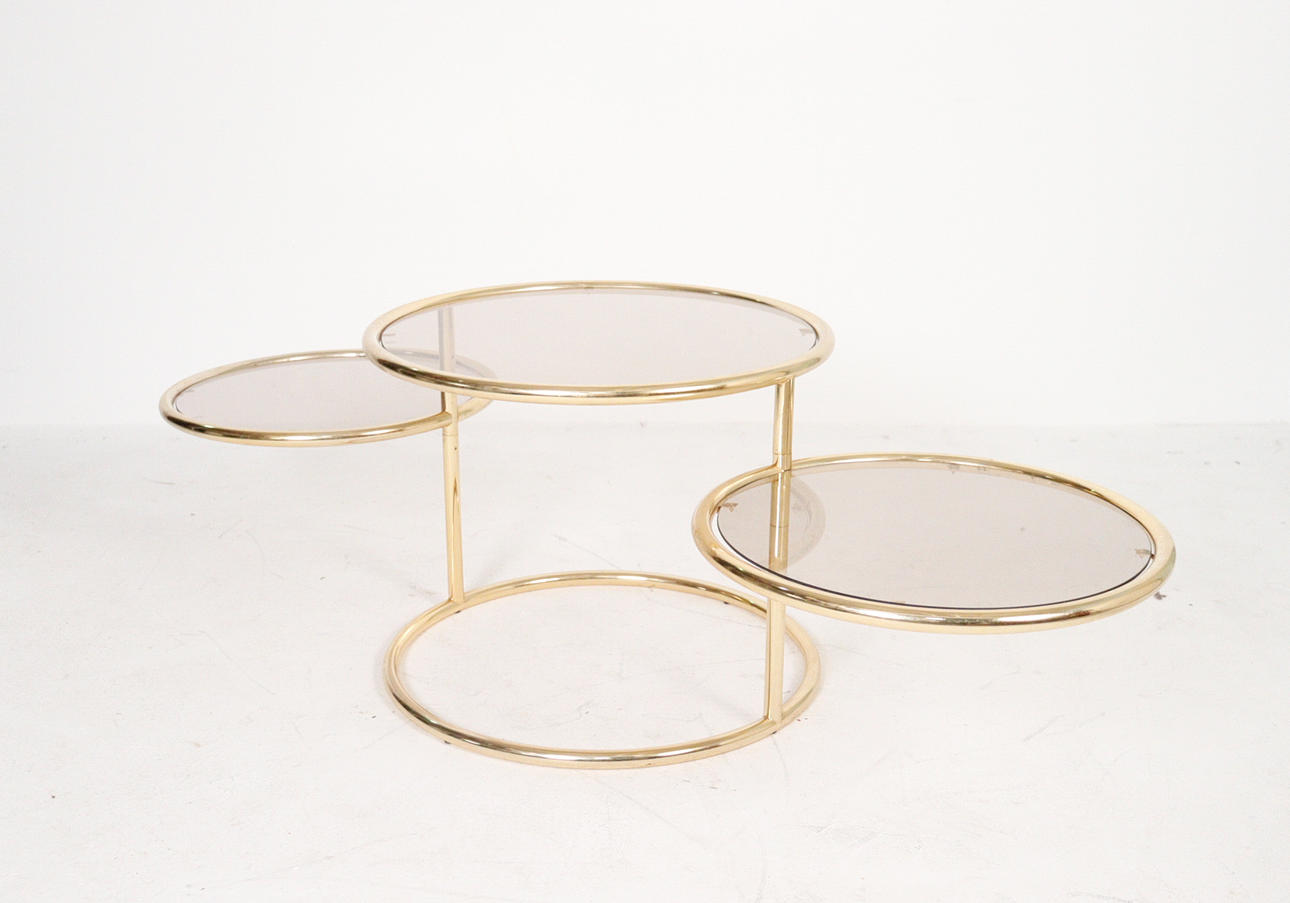 Side Table/Coffee Table by Milo Baughman, 1980s.