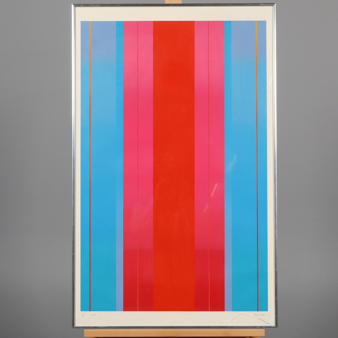 VINCENT MARIANI. SERIGRAPHY, numbered 135/200 and signed.