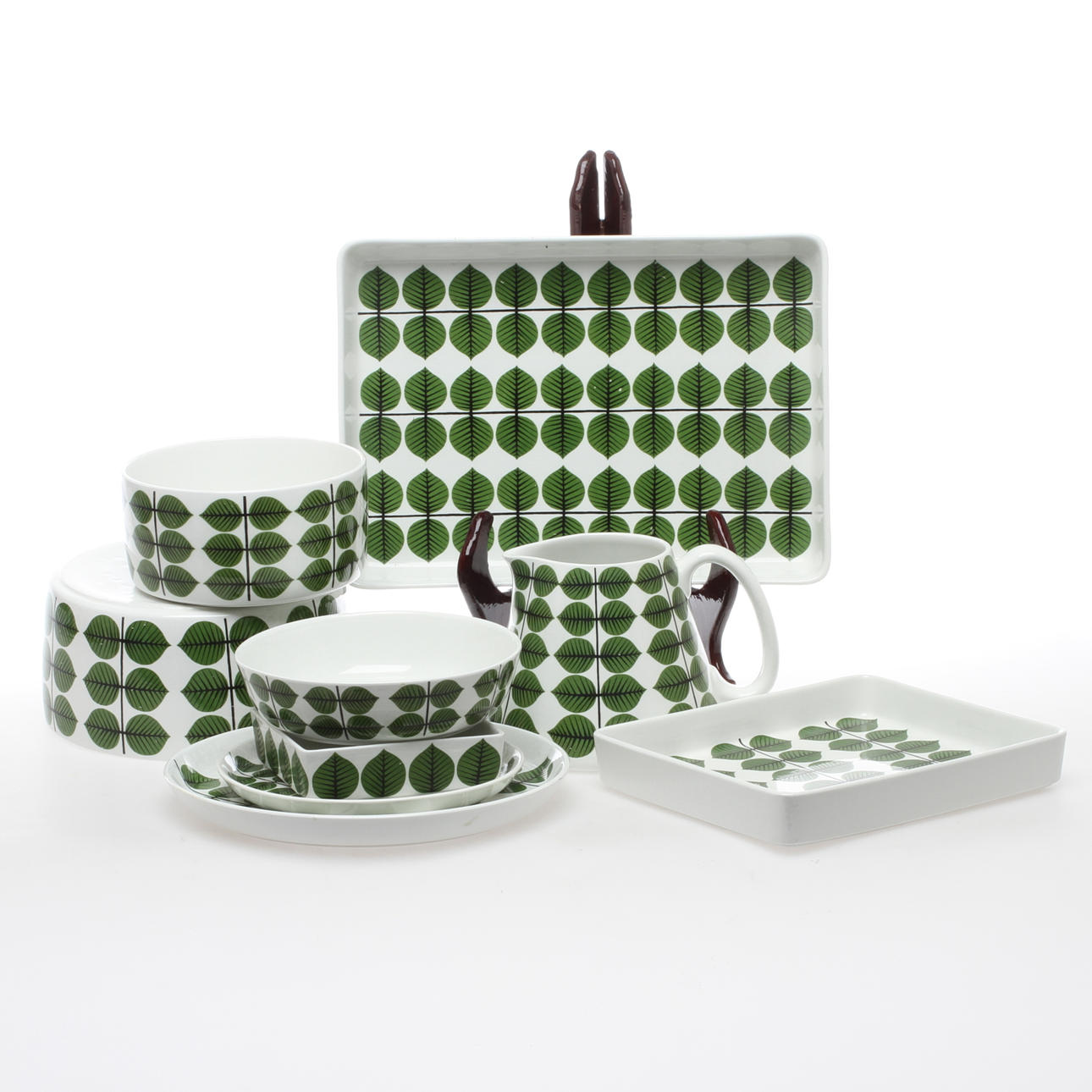 SERVISDELAR, 31 delar, "Berså", Stig Lindberg, Gustavsberg.