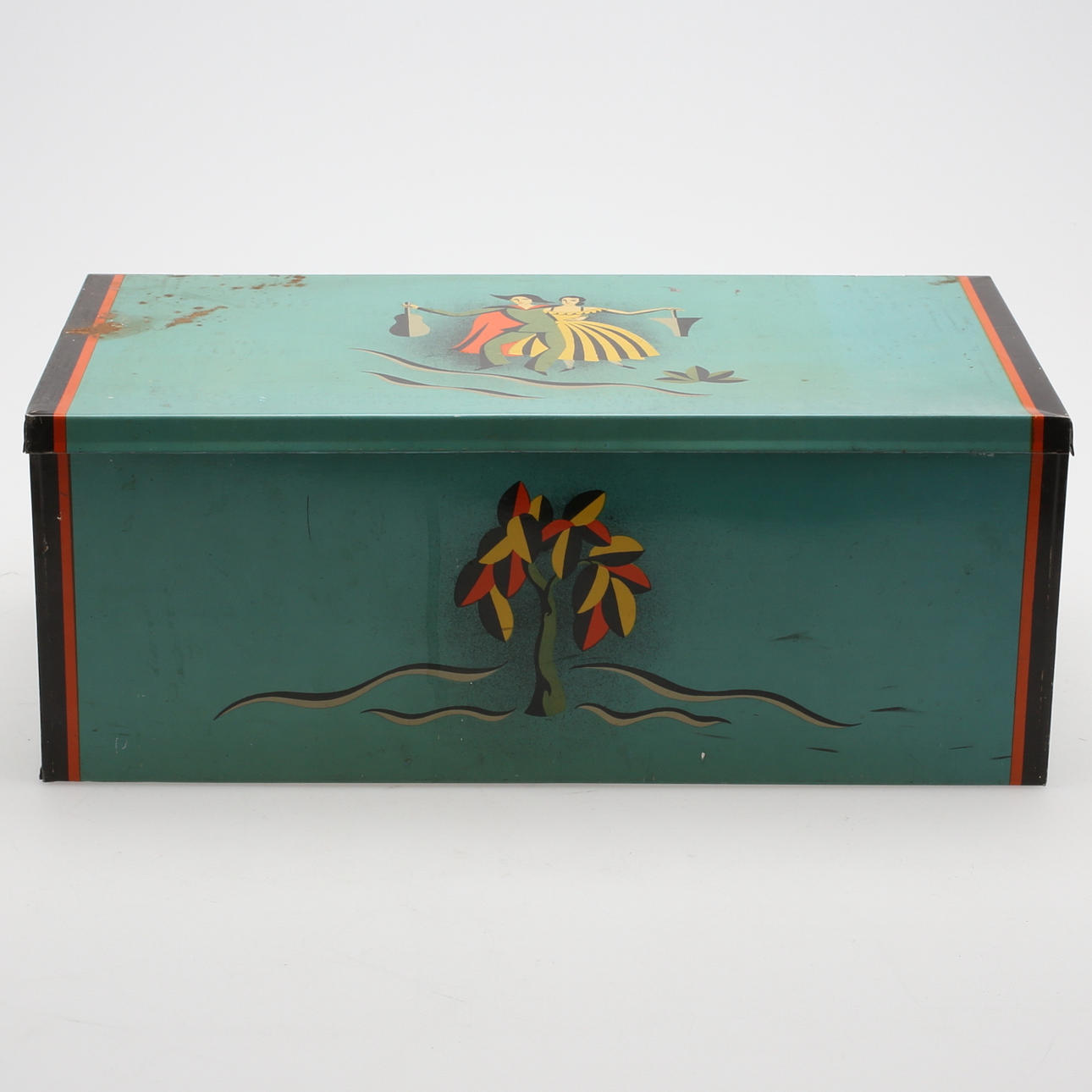 DIVERSE PLÅTBURKAR, ca 9 st, 1900-tal.