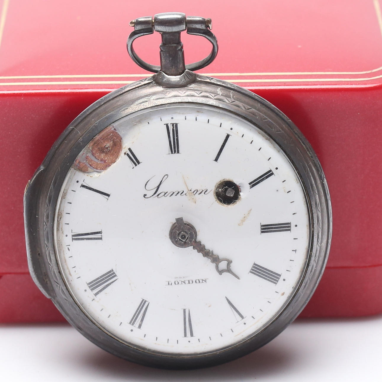 SPINDLE CLOCK, Samson, London, 19th century. Clocks & Watches - Pocket ...