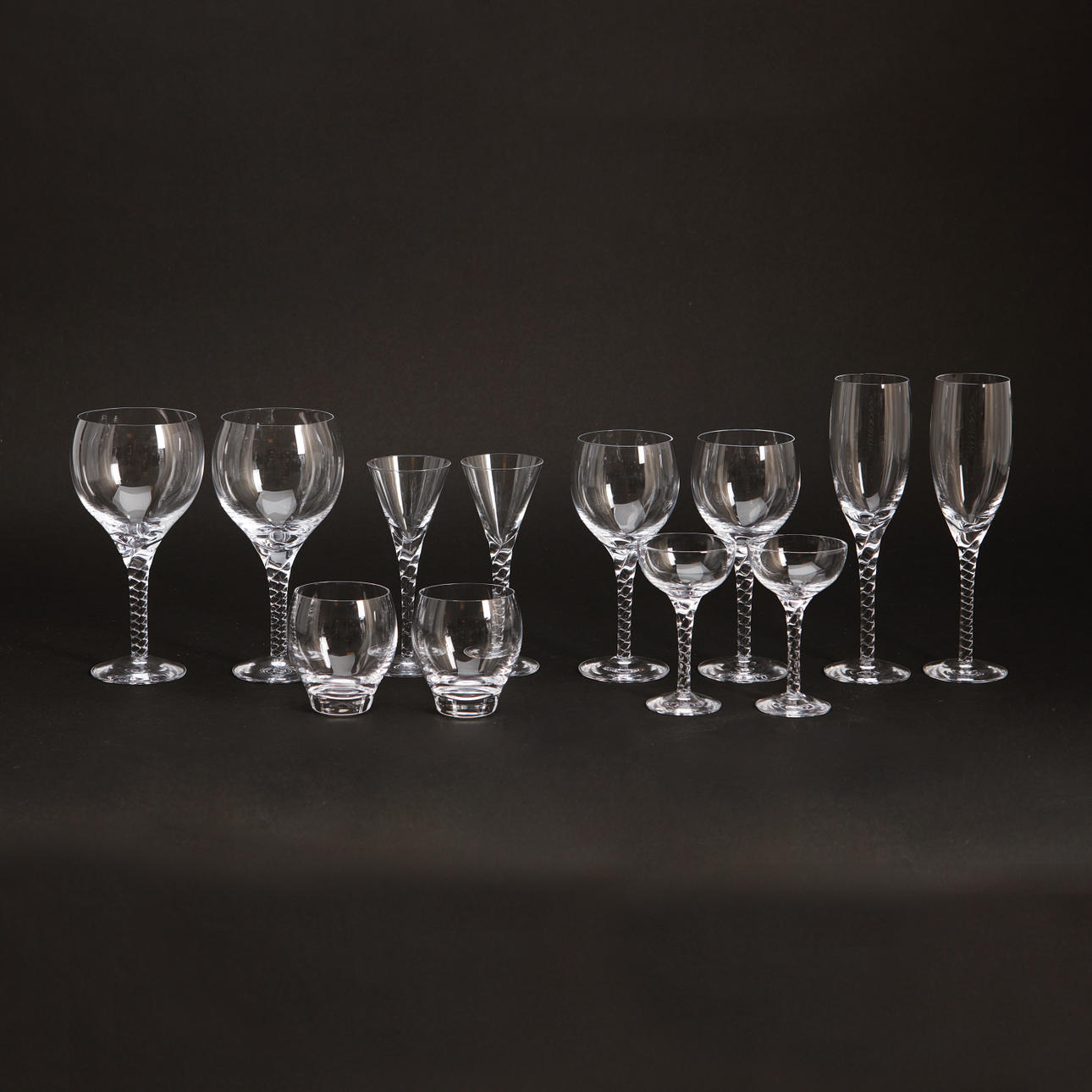 SERVIS, "Anne", 69 delar, Anne Nilsson, Orrefors.