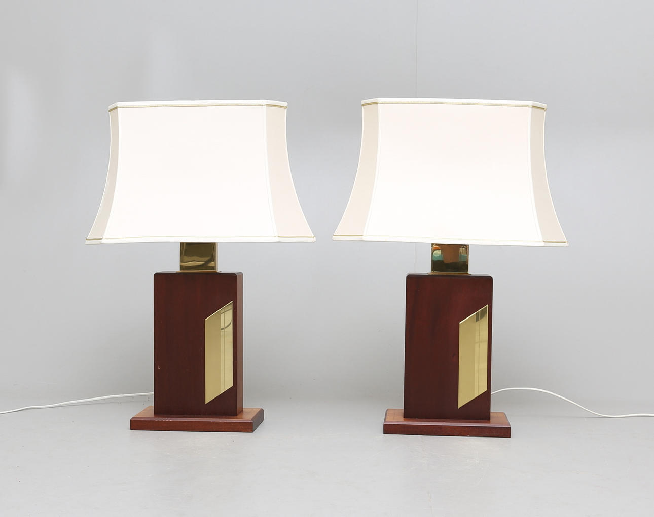 BORDSLAMPOR, 1 par, Öia, 1980-tal.