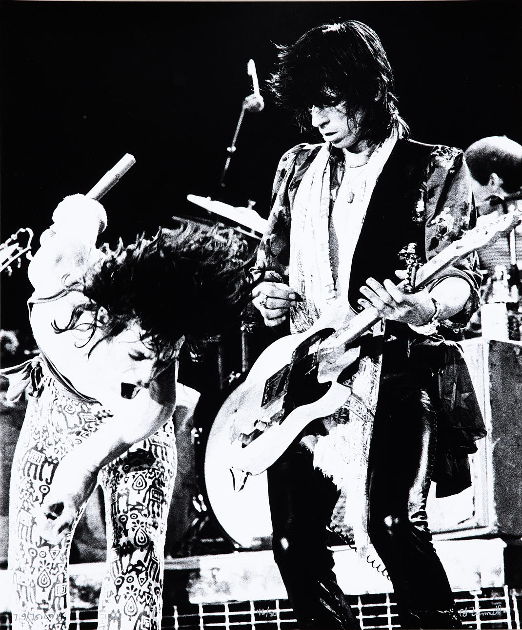 ED FINNELL. Mick Jagger and Keith Richards, The Rolling Stones, ''Tour ...