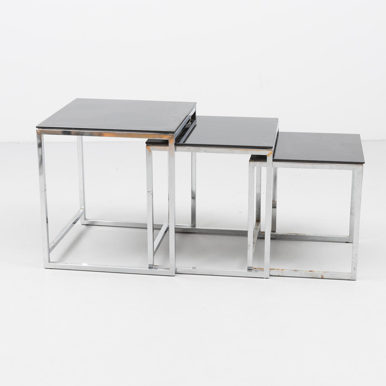 SATSBORD, krom, glas, 1900-talets slut.