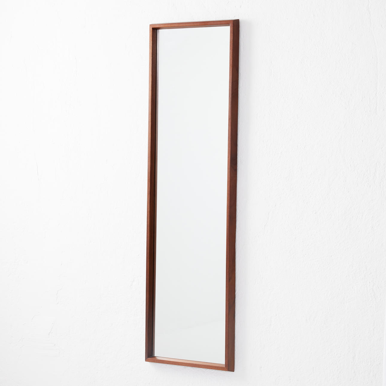 WALL MIRROR,, 1950s, teak, labeled Svenska Möbelfabrikerna.