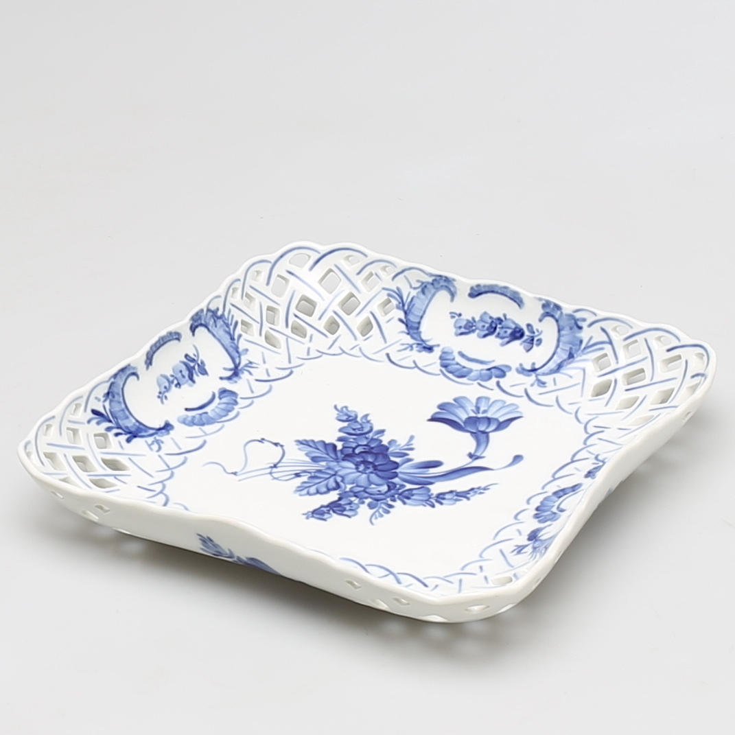 KAKFAT i porslin, Blå Blomst, Royal Copenhagen.