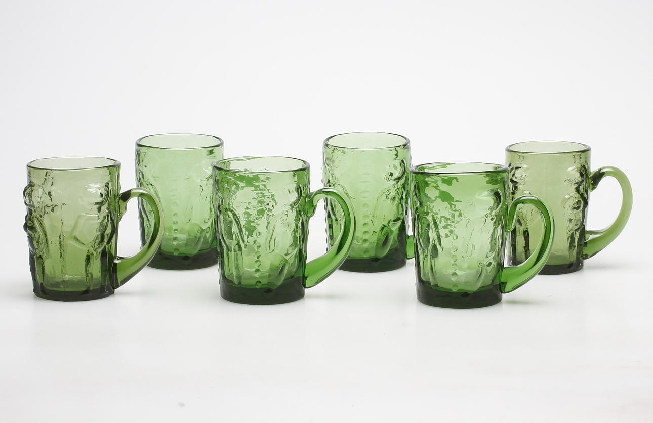 ÖLSEJDLAR, 6 st, Boda, Erik Höglund. Signerade.