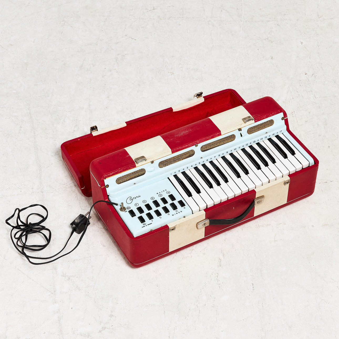 PORTABEL ORGEL, Capri, Hagström, ca 1950-tal.