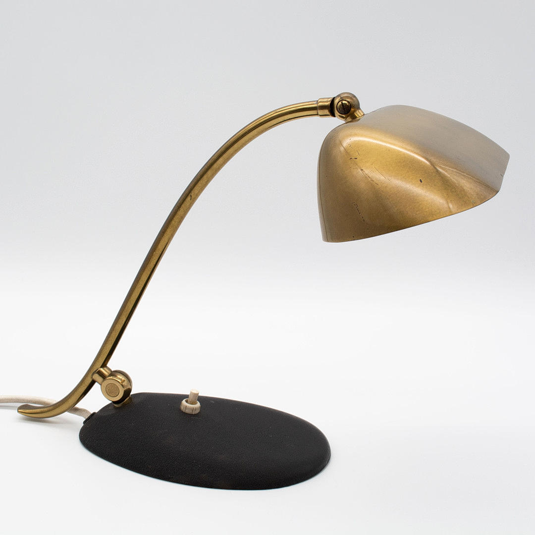 TISCH-/KLAVIERLAMPE ORO, SCHWEDEN, 50ER.