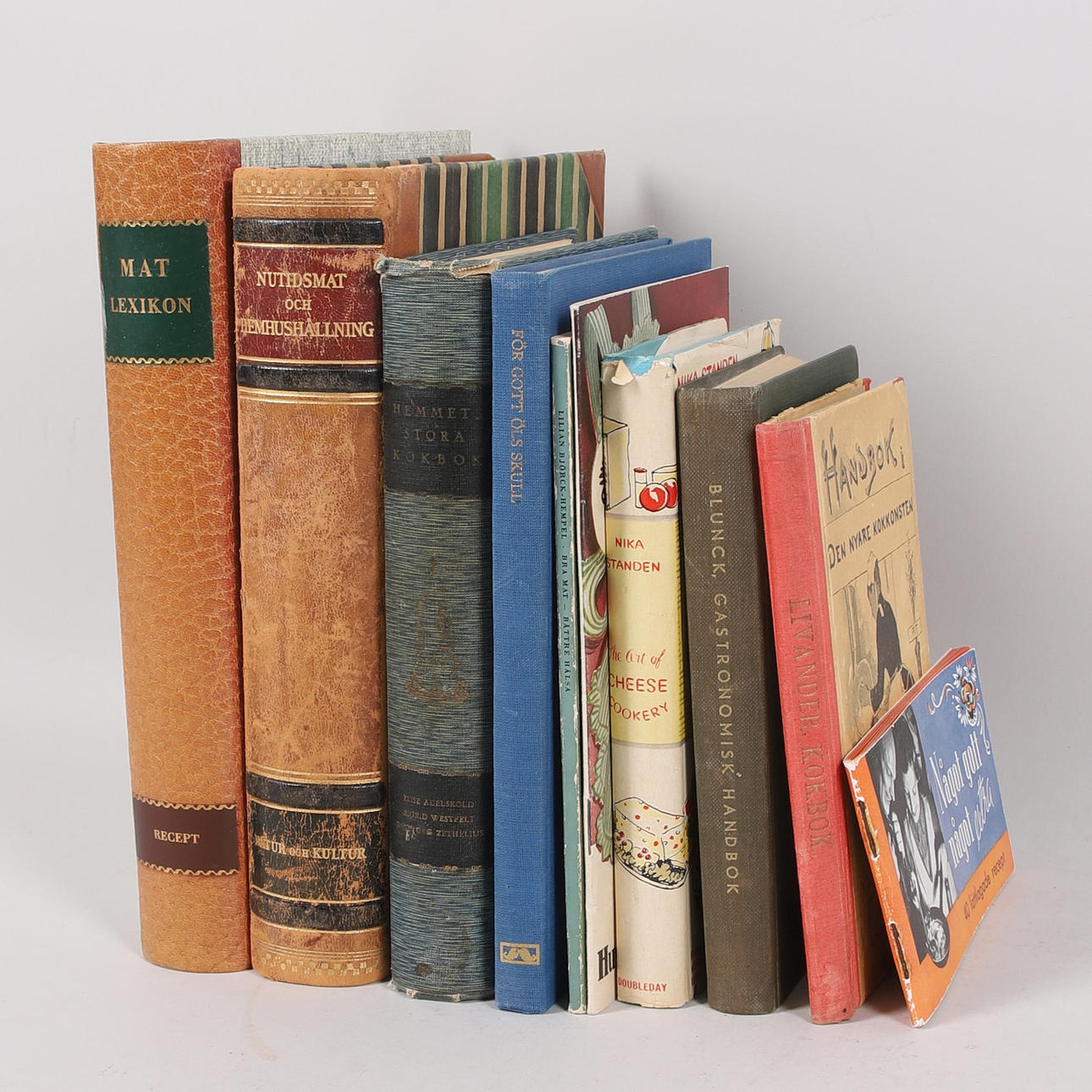BØGER, 10 stk, mad.