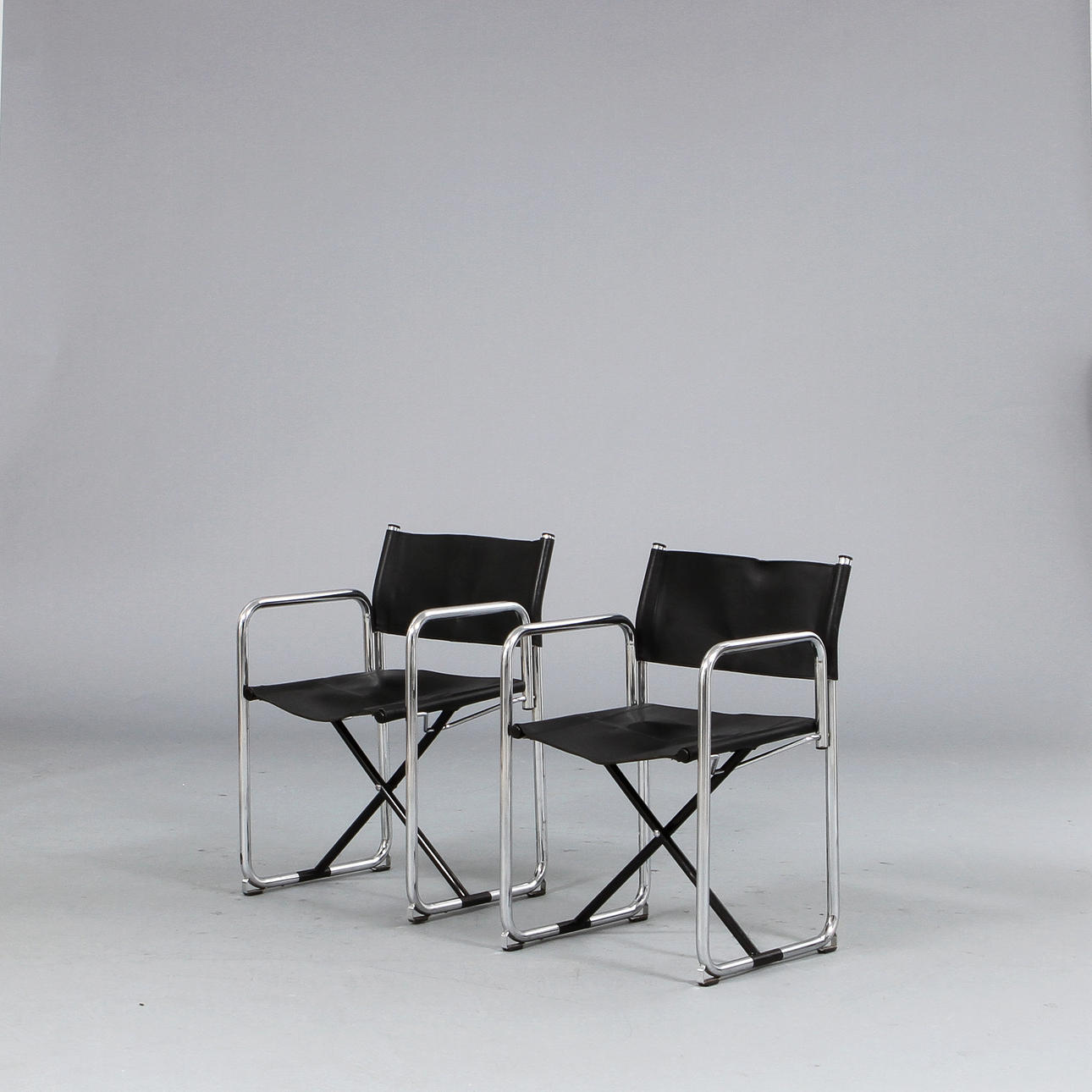 FÅTÖLJER, 1 par, "X-75", Börge Lindau & Bo Lindekrantz, för Lammhults.