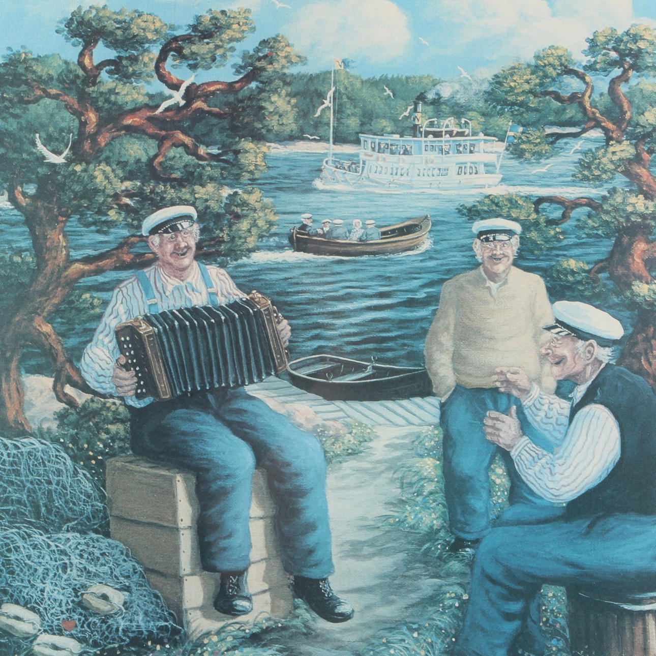 BERT KÅGE HÄVERÖ. Offsettryck, "Gycklaren", signerad och numrerad.