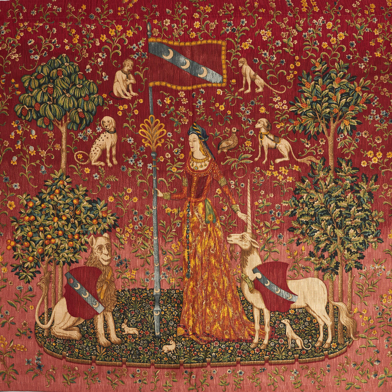 VÆPET. efter renæssancen, maskinvævet. 20. århundrede.