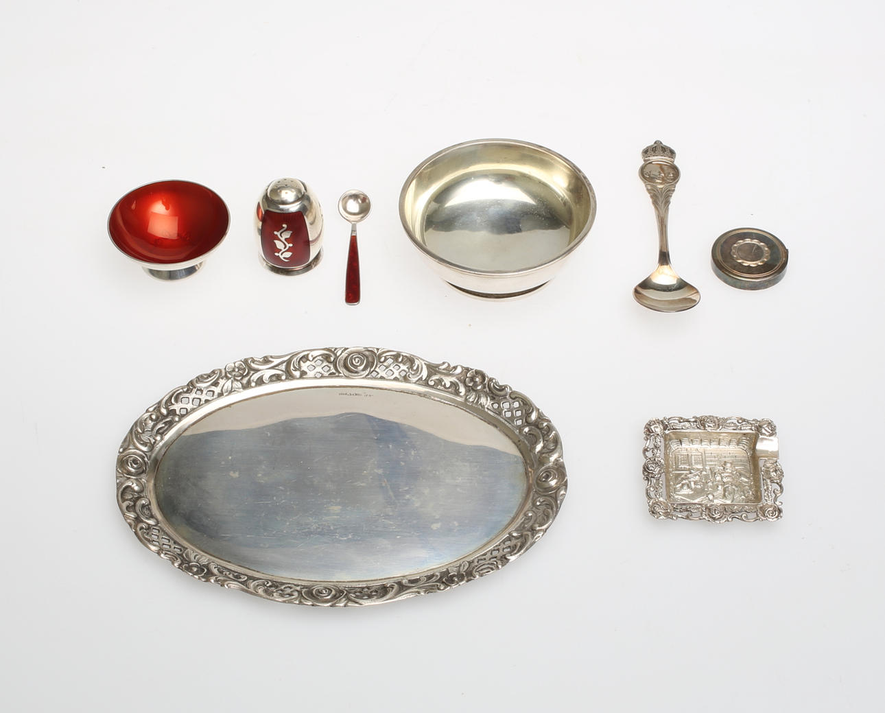 SILVERFÖREMÅL, 8 delar.