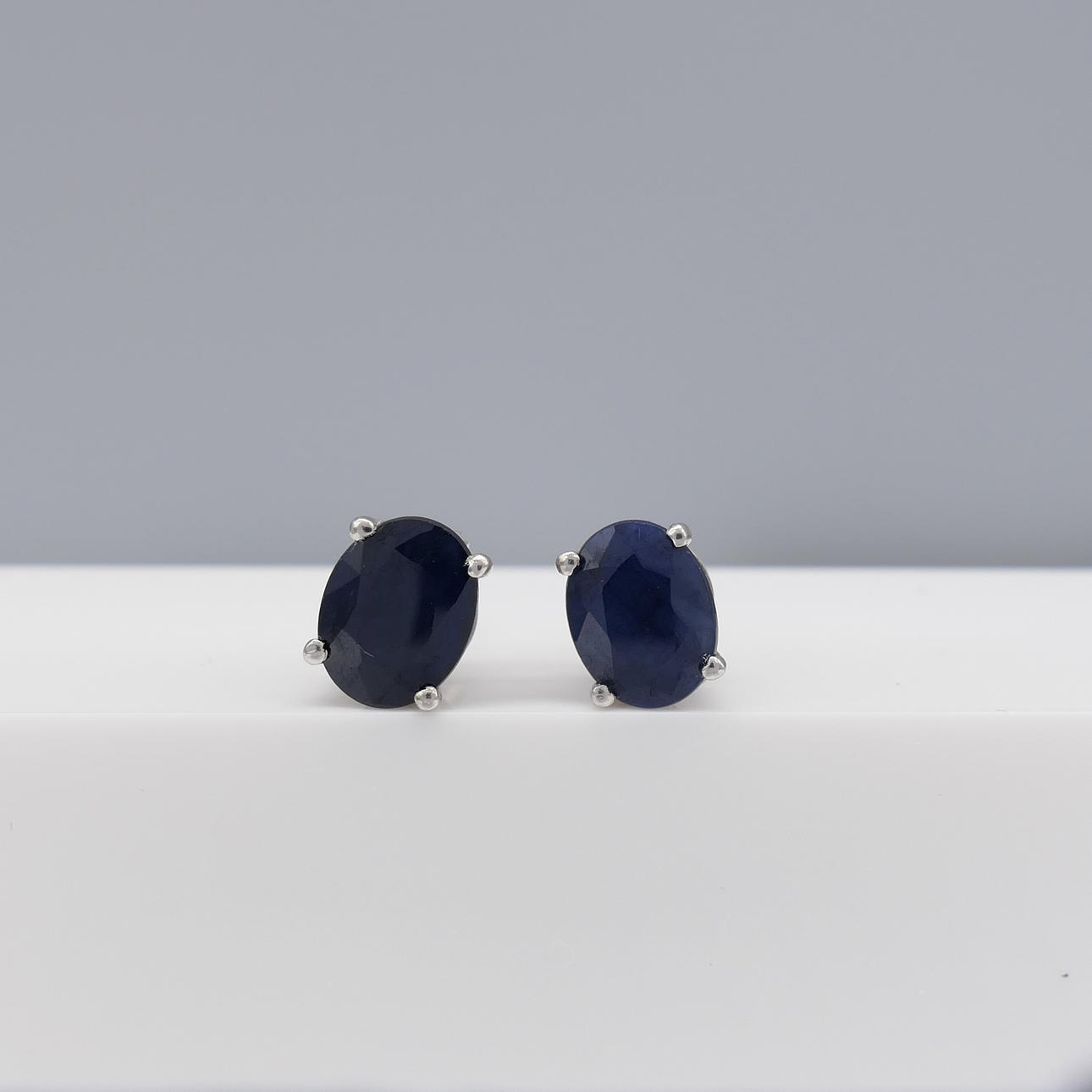 SAPPHIRE ÄDELSTEN silver nitar.