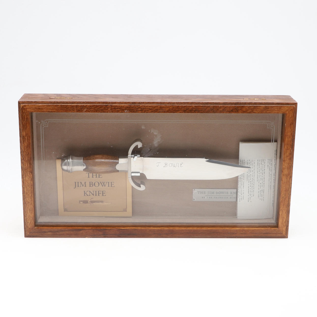 THE BOWIE KNIFE, A FRANKLIN MINT ISSUE.