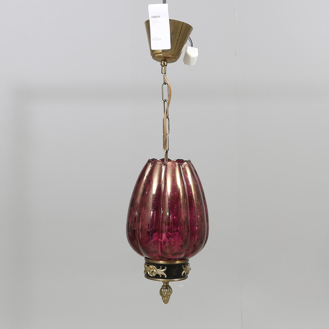 TAKLAMPA, total höjd ca. 58 cm.