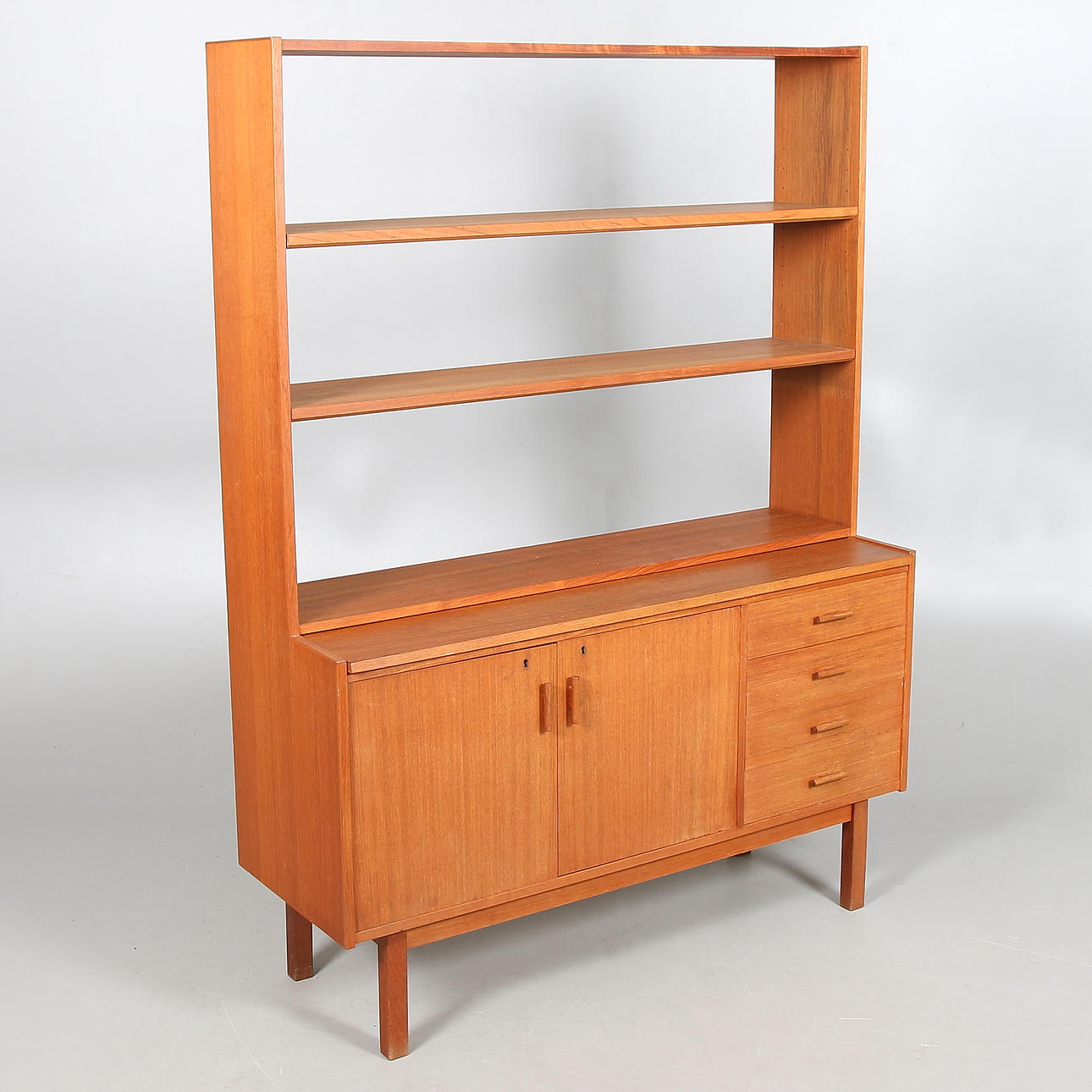 BOKHYLLA, teak. 1960-tal.